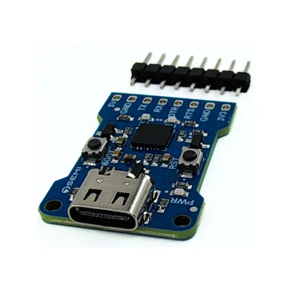 ESP32 & ESP8266 USB Type C Programmer with USB to UART Converter -7 Semi